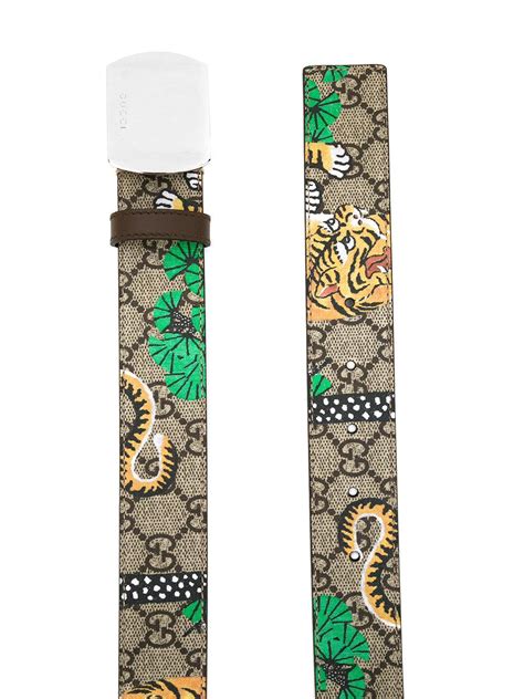 gucci bengal supreme belt tiger print replica|gucci tiger.